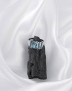 Ocean Blue Topaz Ring in 925 Sterling Silver