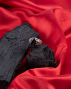 Smoky Quartz Ring in 925 Sterling Silver | Luxury Women’s Gemstone Ring | Heavy 8.91g Silver Statement Piece