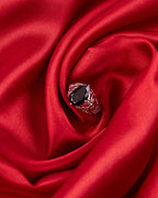 Smoky Quartz Ring in 925 Sterling Silver | Luxury Women’s Gemstone Ring | Heavy 8.91g Silver Statement Piece